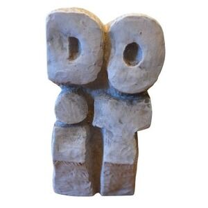 Vintage American Greetings DO IT "Lady" Statue Sculpture Paperweight Pop 70s Art